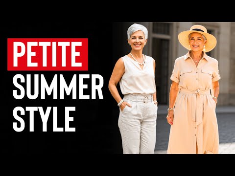 12 Summer Outfits for Short Elegant Women Over 50+