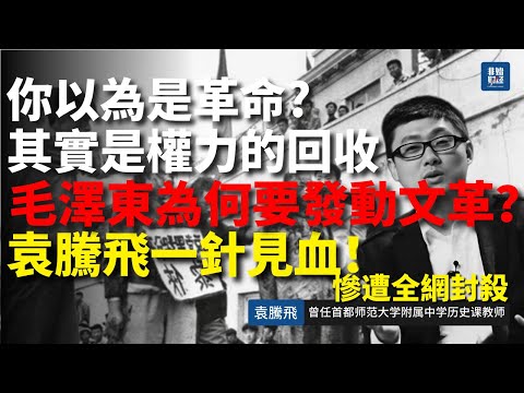 【揭秘十年浩劫的谎言】你以為是革命，其實是權力的回收！毛澤東為何要發動文革？袁騰飛一針見血！#袁腾飞 #文化大革命 #毛泽东  #十年浩劫 #中国近代史 #历史解读 #红卫兵 #社会动乱 #历史真相