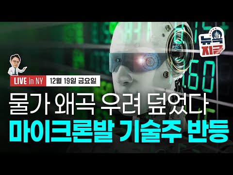 [김종학의 뉴욕, 지금-12월19일] “연준이 금리 내릴 여지 아주 많다“ | 통계 의미 잃은 CPI | 종목(마이크론, 룰루레몬, 페덱스, 나이키, 엑센추어, DJT)