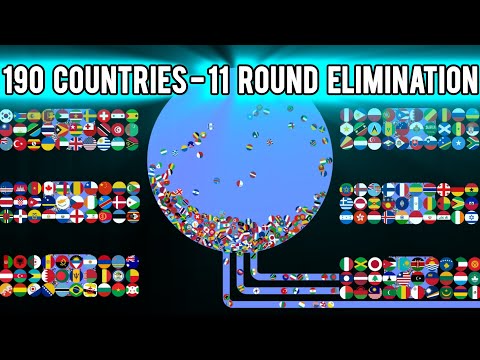 190 Countries - 11 Round Ultimate Elimination | WORLD MARBLE RACE
