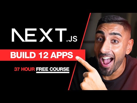 Next.js 15 Full-Stack Course For Beginners (12 Apps in 37 Hours | 2025)