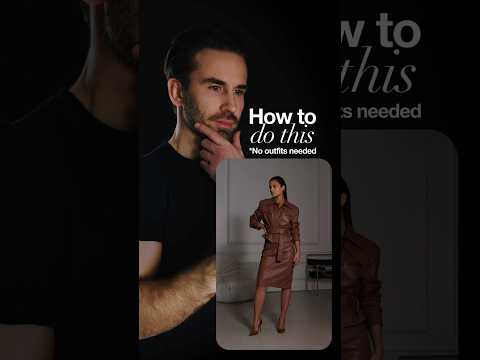 Create a video that cycles through infinite looks—no clothes needed. #ai #photoshop #luminel