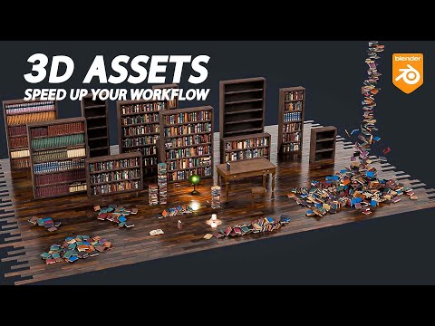 The power of Asset Library in Blender