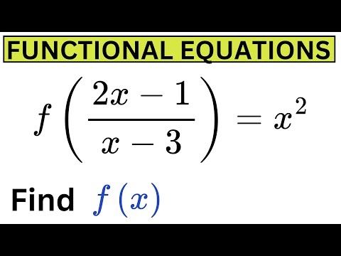 How to Solve a Functional Equation