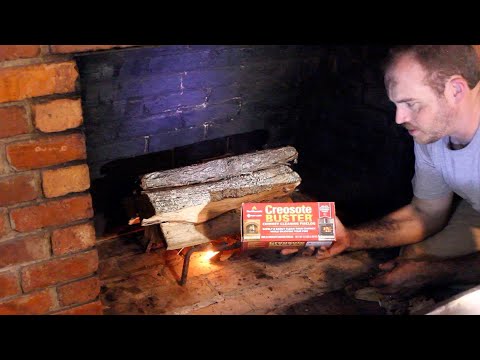 How To Clean Your Chimney + Testing a Creosote Log