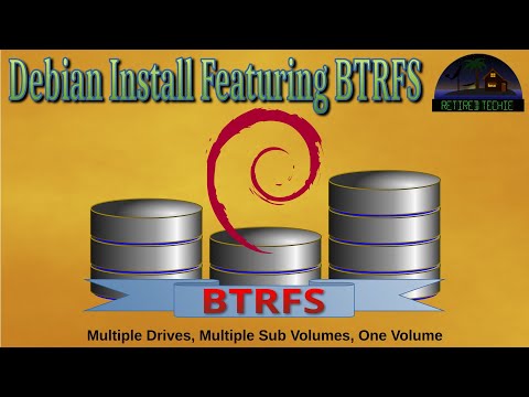 Debian 13 btrfs Multiple Disks Single Volume Multiple Sub Volums