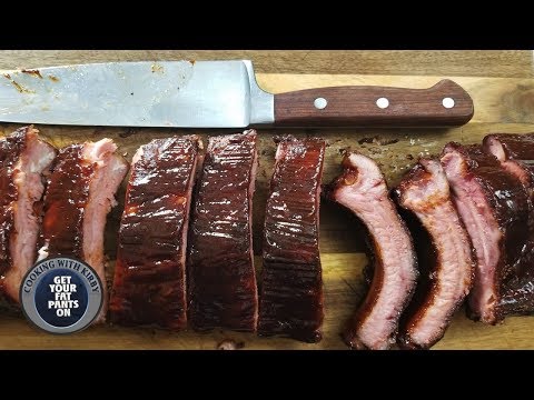 Baby Back Ribs on an offset smoker - Char-griller Smokin' Champ grill