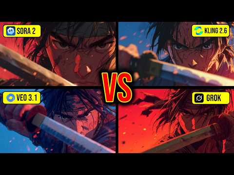 AI Video Generators Ranked: Who Does Anime BEST in 2026? (Grok, Sora 2, Kling, VEO 3, Midjourney)