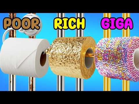 Giga-Reich vs. Reich vs. Arm – Luxus-Gadgets vs. clevere Hacks || Lustige Momente im Gefängnis