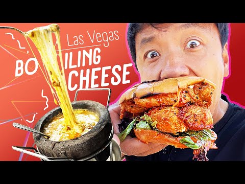 BOILING CHEESE Mexican Breakfast & Las Vegas SPICY CURRY!