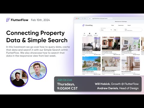 Live Building a Simple Search w/Filters