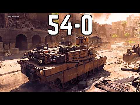 Battlefield 6 M1A2 Abrams Perfect Match [54-0] - Tank Gameplay