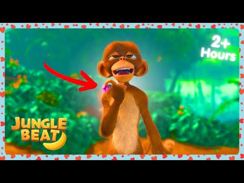 Jungle Beat Funny Moments | Monkey Cartoons 🙈 | WildBrain Bananas