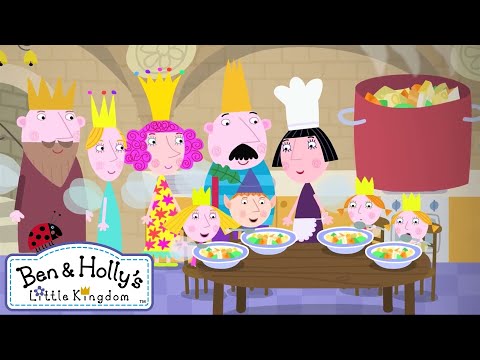Ben and Holly | Season 1 | The Dinner Party | DOUBLE EPISODE | Kids Videos