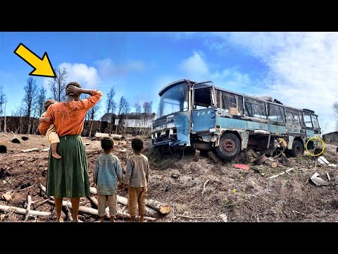 Para La Viuda, La Familia Solo Le Dejó Un Autobús Que Nadie Quería — Pero Cuando Intentó Encenderlo