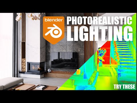 Photorealistic Lighting in Interior Design (Blender Tutorial)