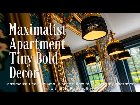 Maximalist Decor in Small Spaces: How to Style a Tiny Apartment with Bold Personality