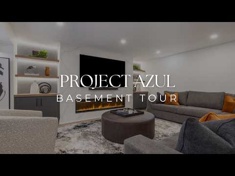 PROJECT AZUL | Basement Tour | Niche Decor