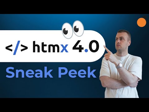 HTMX 4.0 sneak peek - hx-partial tag and overview!