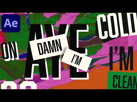 Lyrics Kinetic Typography Animation in After Effects - After Effects Tutorial | Motion Graphics Text