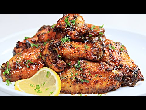 Air Fryer Honey Garlic Lemon Pepper Wings