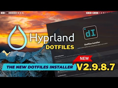 ML4W Dotfiles for Hyprland 2.9.8.7 and the new Dotfiles Installer. Now with openSuse support.