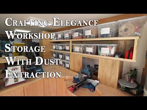 Storage shelving and dust extraction