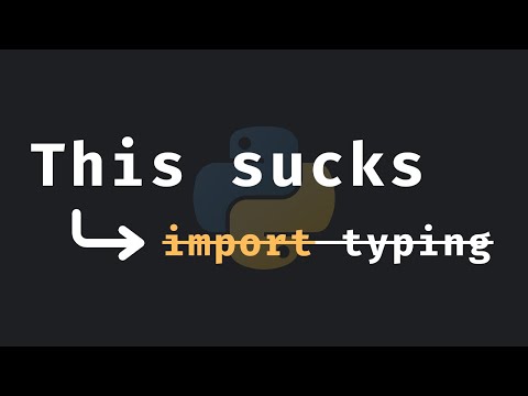 “typing” is getting deprecated in Python