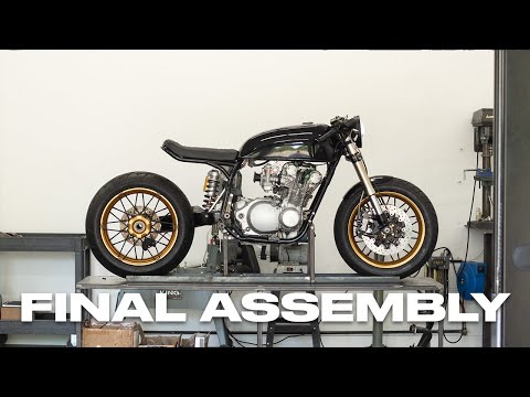 GS750 Cafe Racer is back together and looks unreal!