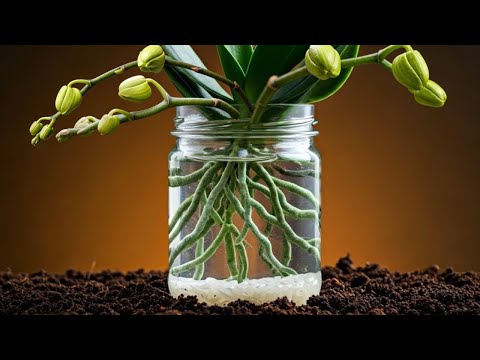 Just rice! The weakest orchid grows 1001 roots and blooms super flowers