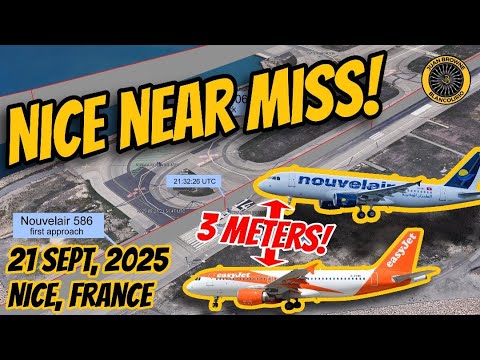 Nice, France Major Runway Incursion! 21 Sept 25