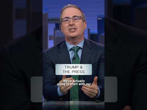 Trump & The Press #lastweektonight