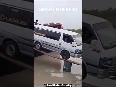 SMART WORKERS CRAZY TRICKS |Hard Tips #shorts #shortvideo #construction #funny #job