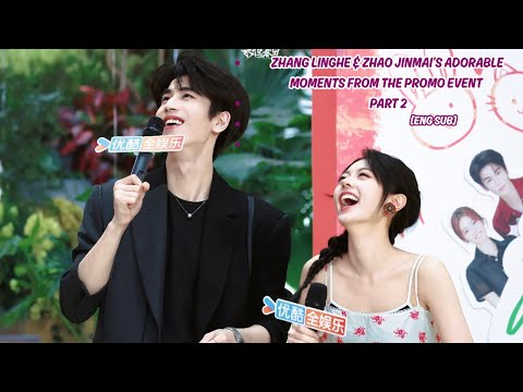 More fun with Zhang Linghe & Zhao Jinmai at the promo event — Part 2 of the cuteness