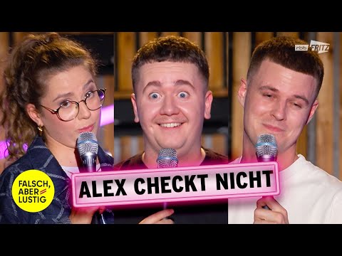 Alex Stoldt ist komplett lost | falsch, aber lustig | Simon Mann, Florentine Osche, Moritz Neumeier