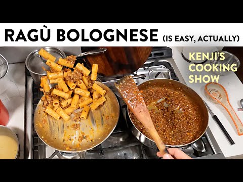 Ragù Bolognese is Easy, Actually | Kenji's Cooking Show