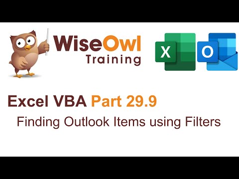Excel VBA Introduction Part 29.9 - Finding Outlook Emails using Filters