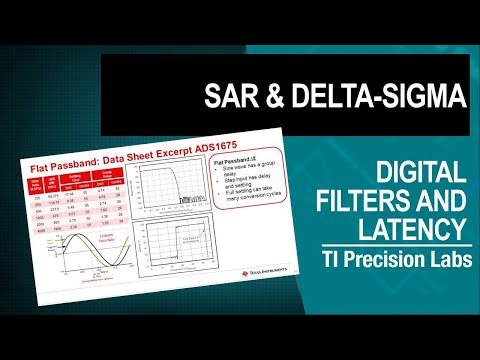 Digital filters and latency