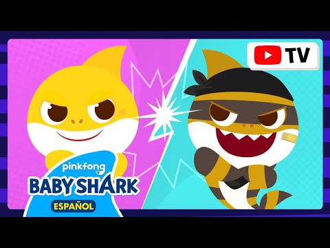 ¿Quién va a ganar? Tiburón Bebé o Tiburón Bebé Ladrón | Mix+ Tiburón Ladrón | Baby Shark en español