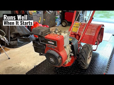 Impossible to Start Troy-Bilt Pony Tiller