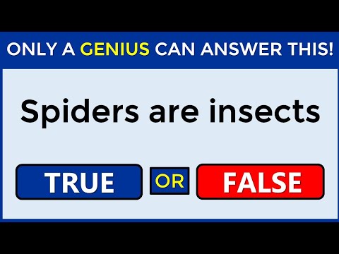 Only A Genius Can Score 100%  | True or False Quiz