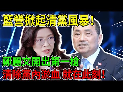 太狠了!鄭麗文這招絕殺,直接廢掉侯友宜?藍營最大毒瘤終於被切除!#鄭麗文 #侯友宜 #國民黨
