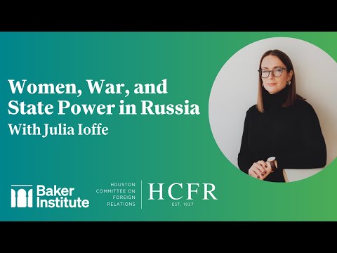 Women, War, and State Power in Russia With Julia Ioffe