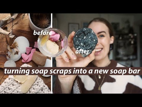 ZERO WASTE SOAP HACK // reusing soap scraps  *chaotic DIY energy*