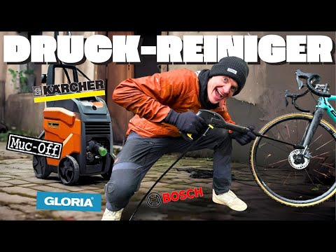 Kärchern zu heftig?| Fahrradreiniger im Vergleich (Kärcher, Bosch, Muc-Off & Co.)