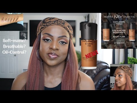 NEW! MAC Studio Fix Fluid 24HR Matte Foundation | Review | New Formula Vs Old Formula | Wear Test
