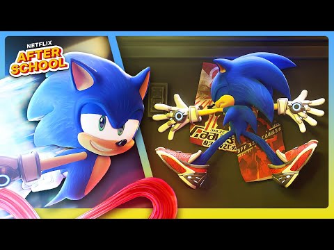 Sonic Being Sonic for 8 MINUTES 🤣🌀 Sonic Prime | Netflix Family