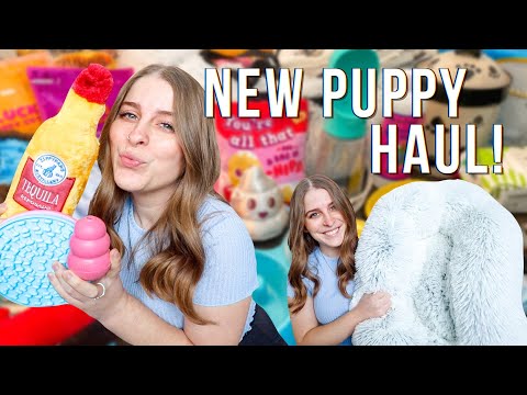 EVERYTHING I BOUGHT FOR MY NEW PUPPY!!! New Puppy Essentials Haul!