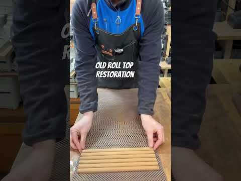 Old roll top / tambour restoration