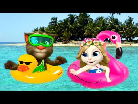 Мой Говорящий Том 2 #5 друзья Анджела Ухаживаем за питомцем #Том_2 #Том